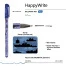 РУЧКА "HappyWrite. Военный паттерн. Корабли" 0.5 ММ, СИНЯЯ