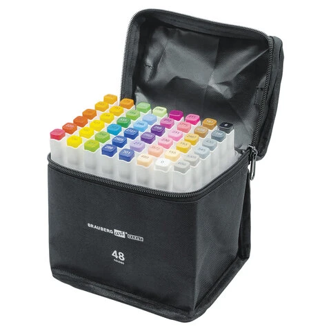 Маркеры для скетчинга двусторонние BRAUBERG ART DEBUT "WHITE", НАБОР Маркеры для скетчинга двусторонние BRAUBERG ART DEBUT "WHITE", НАБОР