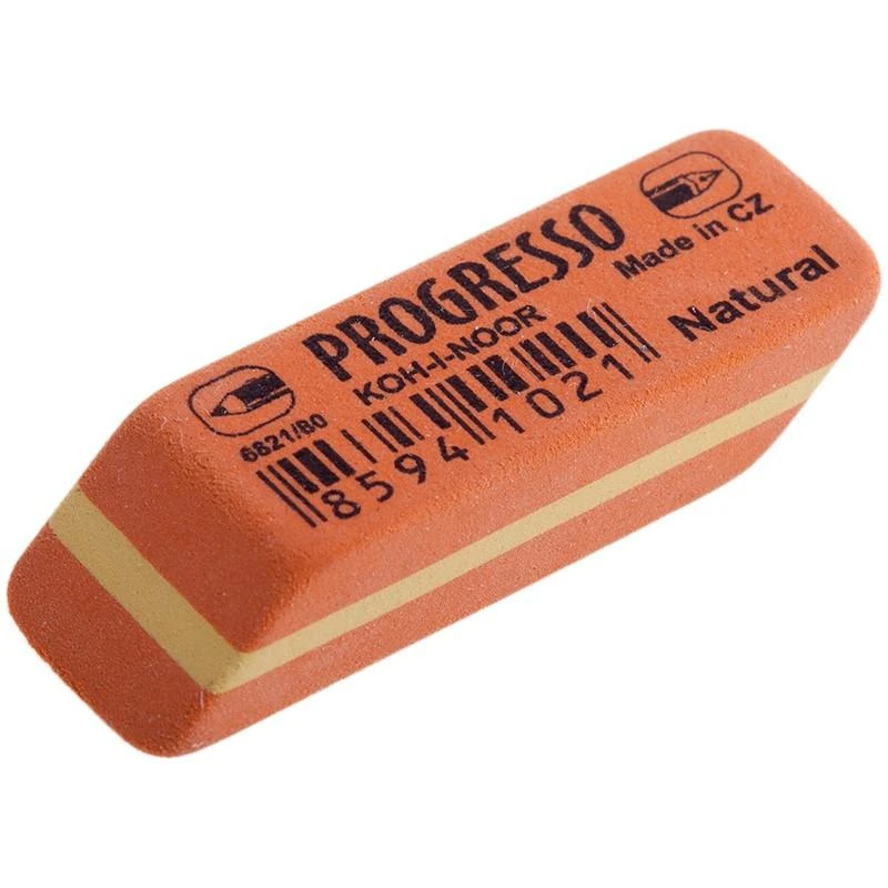 Ластик KOH-I-NOOR PROGRESSO 6821, 41х14х8мм, для карандашей 4В-6Н Ластик KOH-I-NOOR PROGRESSO 6821, 41х14х8мм, для карандашей 4В-6Н