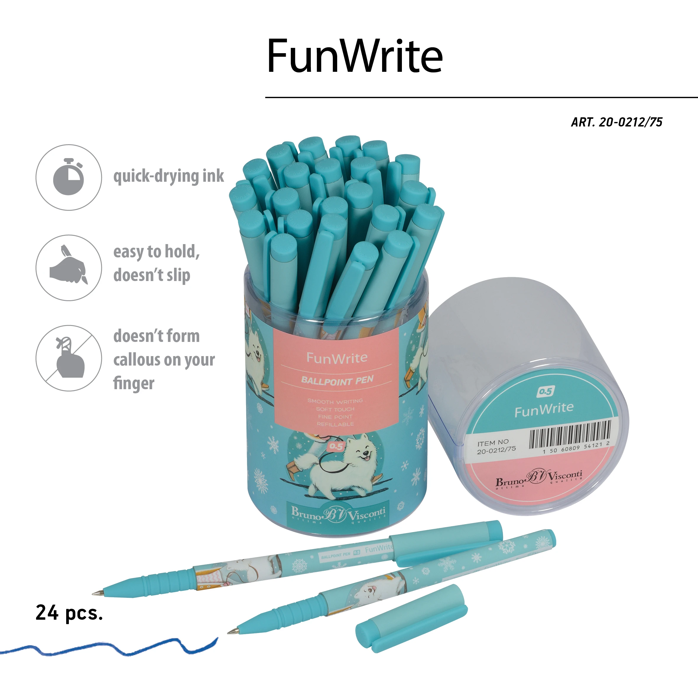 РУЧКА "FunWrite. Городская прогулка. Лайка" ШАРИКОВАЯ, 0.5 ММ, СИНЯЯ РУЧКА "FunWrite. Городская прогулка. Лайка" ШАРИКОВАЯ, 0.5 ММ, СИНЯЯ