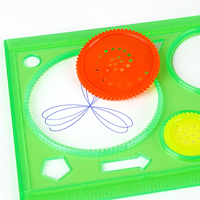 Линейка-спирограф 20см Линейка-спирограф 20см