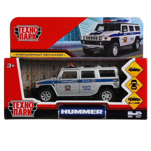 Машина металл HUMMER "hummer H2 полиц"дл12 см,откр
