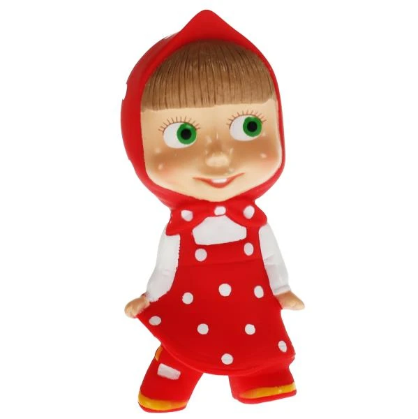 Игрушка для ванны Маша в платье горох из МАША И МЕДВЕДЬ 1 шт. в сетке КАПИТОШКА