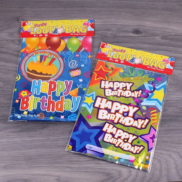 Пакет подарочный "Happy birthday" 17*25см 10шт/уп (набор) Пакет подарочный "Happy birthday" 17*25см 10шт/уп (набор)