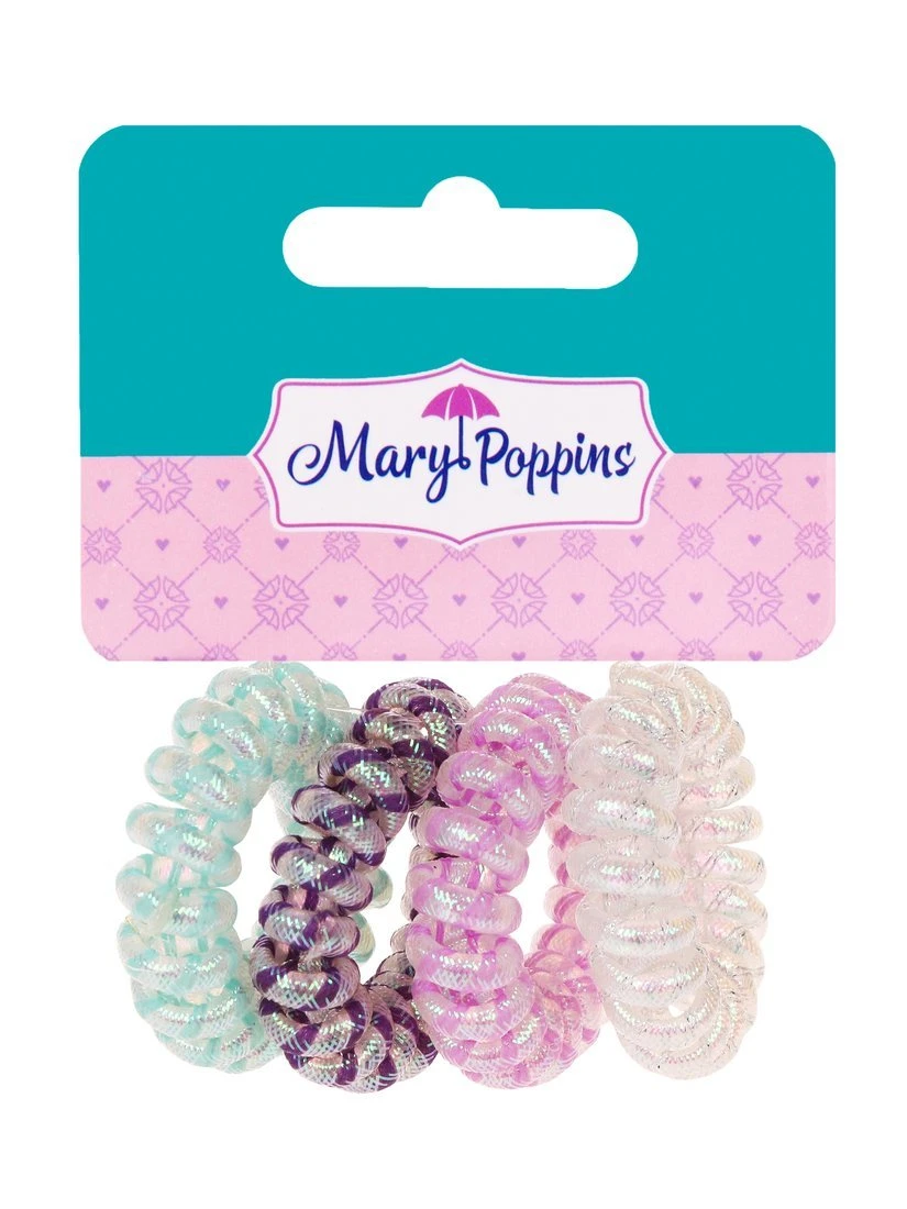 Набор резинок для волос "Пружинка" 4 штуки