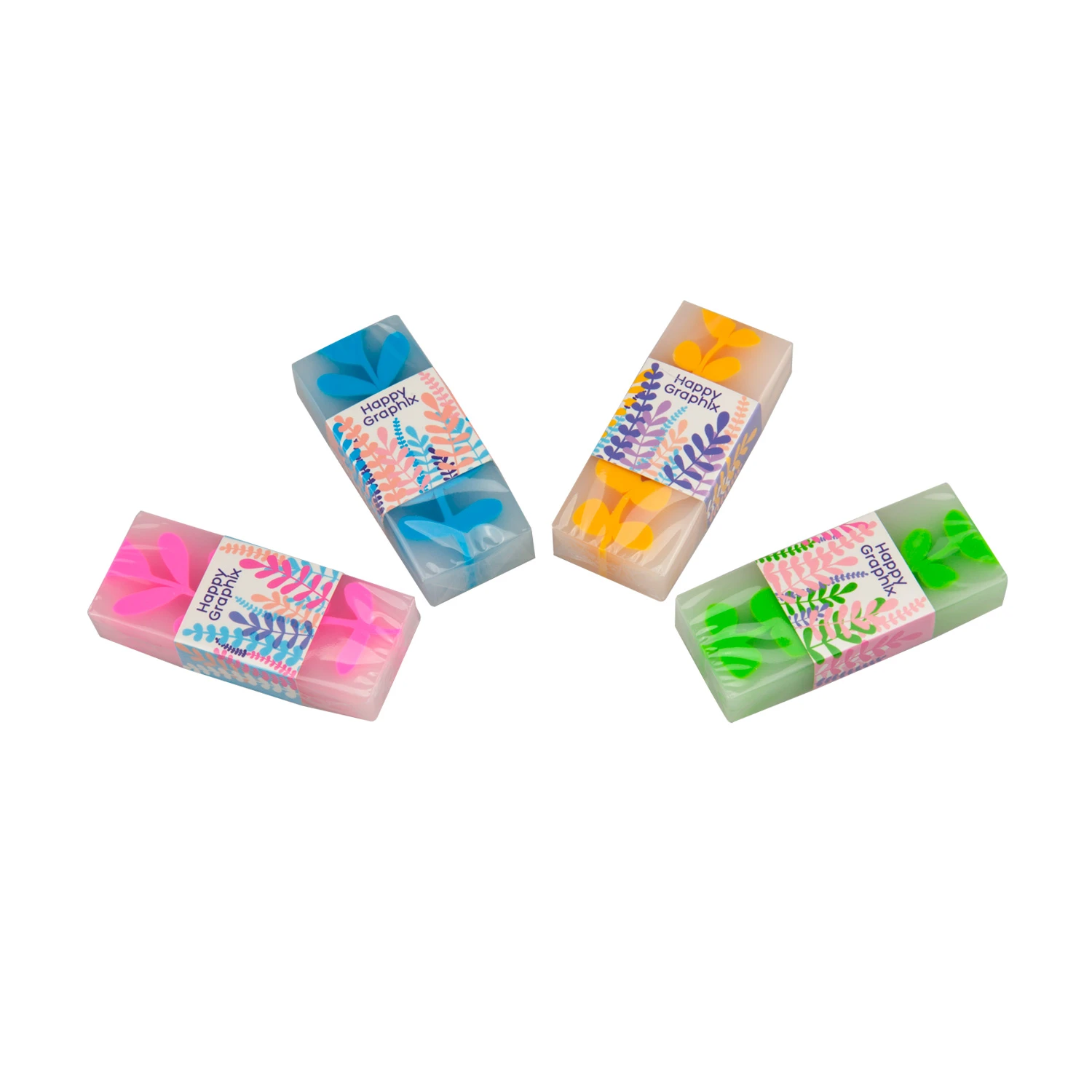 ЛАСТИК "HappyGraphix.Spring", 4 цвета ЛАСТИК "HappyGraphix.Spring", 4 цвета