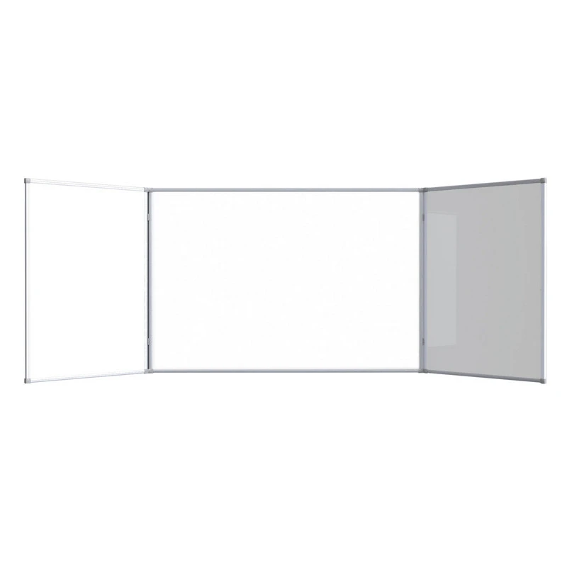 Доска магнитно-маркерная 100x300&nbsp-см 2-створчатая лаковое покрытие