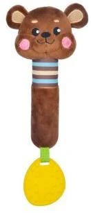 Пищалка с силиконовым прорезывателем Мишка 939517 штр.: 6927659395179 Пищалка с силиконовым прорезывателем Мишка 939517 штр.: 6927659395179