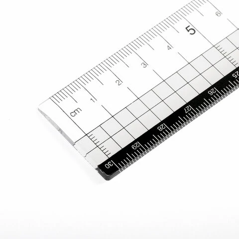 Линейка пластиковая 30 см BRAUBERG, прозрачная, черно-белая печать, европодвес, Линейка пластиковая 30 см BRAUBERG, прозрачная, черно-белая печать, европодвес,