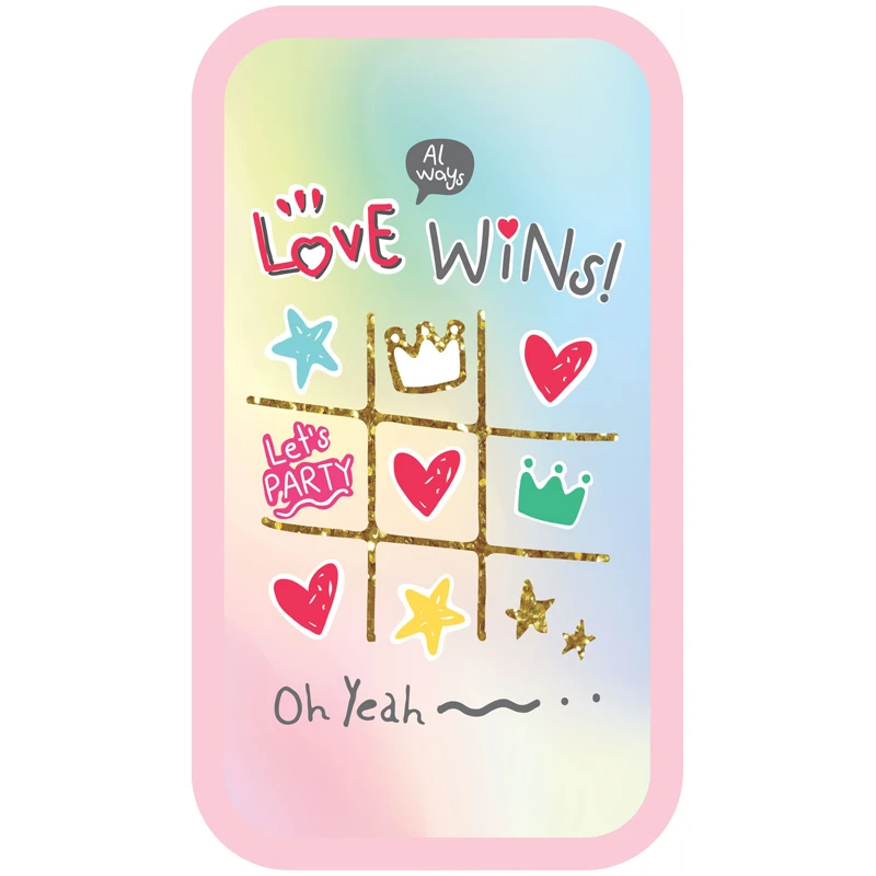 Пенал 3 отделения, 190*110 ArtSpace "Love wins", ламинация Пенал 3 отделения, 190*110 ArtSpace "Love wins", ламинация