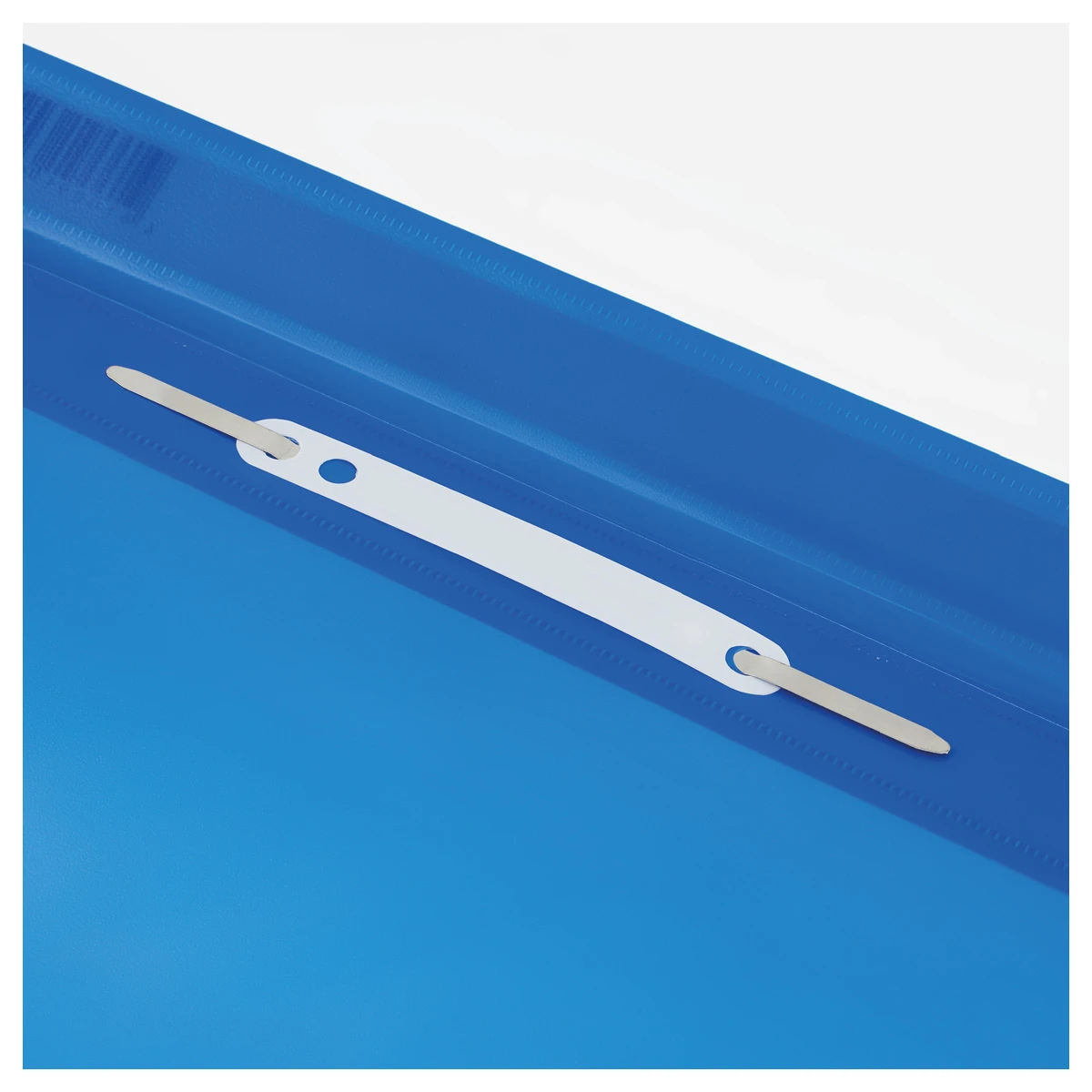 Папка-скоросшиватель пластик. перф. СТАММ А4, 160мкм, синяя с прозр. верхом Папка-скоросшиватель пластик. перф. СТАММ А4, 160мкм, синяя с прозр. верхом