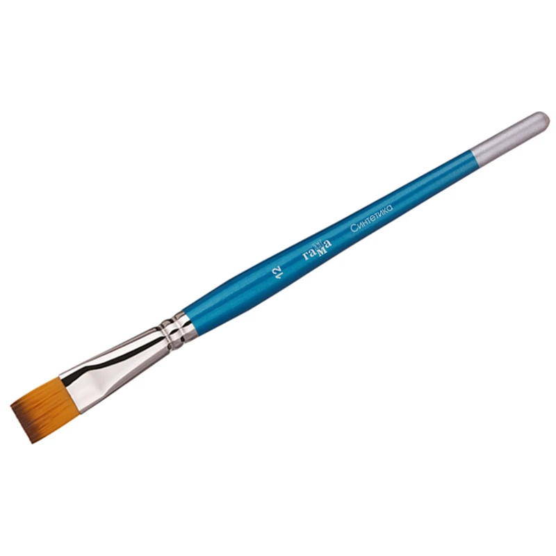 Кисть синтетика Гамма, плоская №12