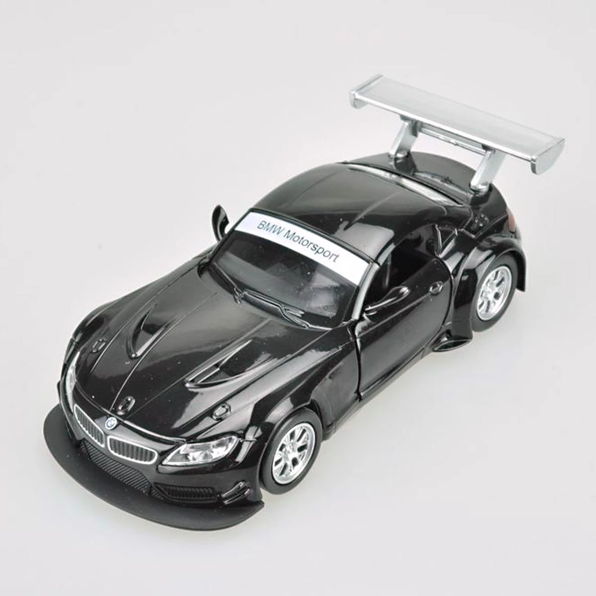 Машина металлическая 1:38 BMW Z4 GT3. Дв.Откр., цв.черн., инерц. 58009