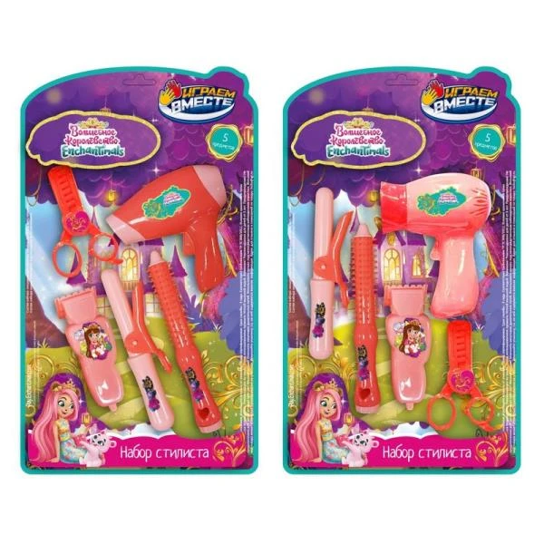 Набор стилиста ЭНЧАНТИМАЛС блист.20*37*4,5см. ИГРАЕМ ВМЕСТЕ