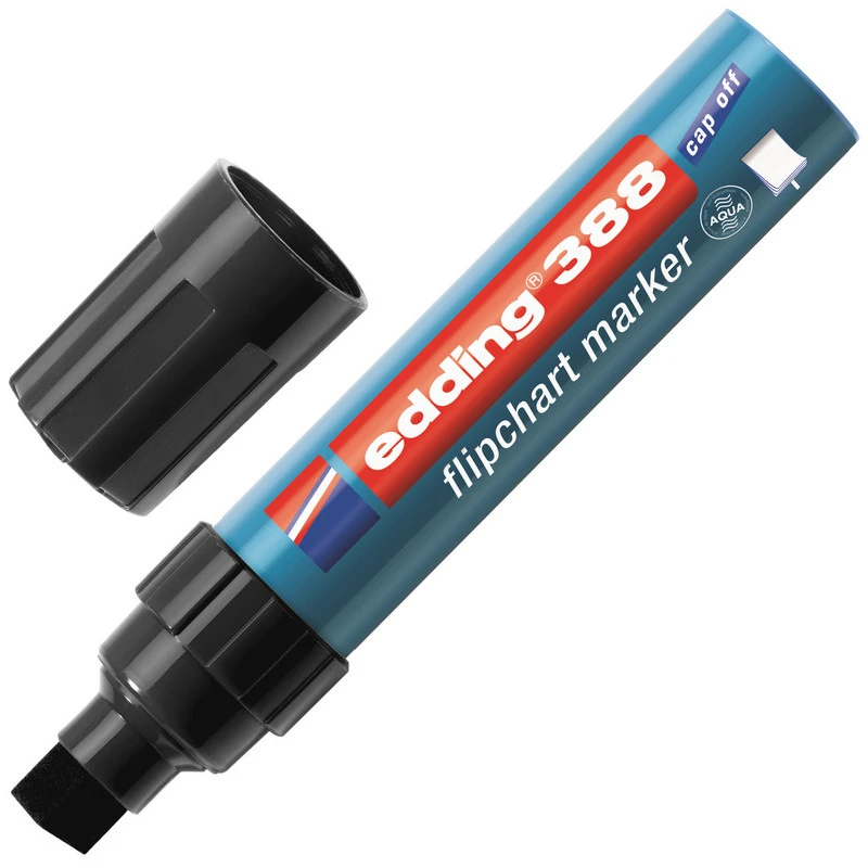 Маркер по бума (для флипчартов) EDDING E-388/001 чёрный 4-12 мм Маркер по бума (для флипчартов) EDDING E-388/001 чёрный 4-12 мм