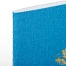 Тетрадь 48 л. в клетку обложка кожзам под рогожку, сшивка, A5 (147х210мм),