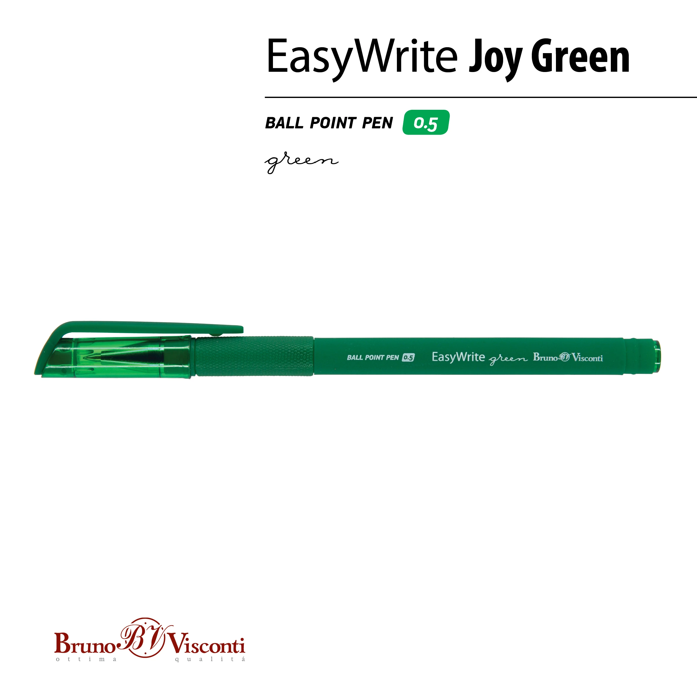 РУЧКА "EasyWrite.Green" ШАРИКОВАЯ 0.5 ММ, ЗЕЛЕНАЯ РУЧКА "EasyWrite.Green" ШАРИКОВАЯ 0.5 ММ, ЗЕЛЕНАЯ