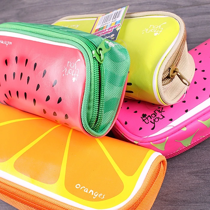 Пенал мягкий тубус "Darvish" ассорти "фрукты"