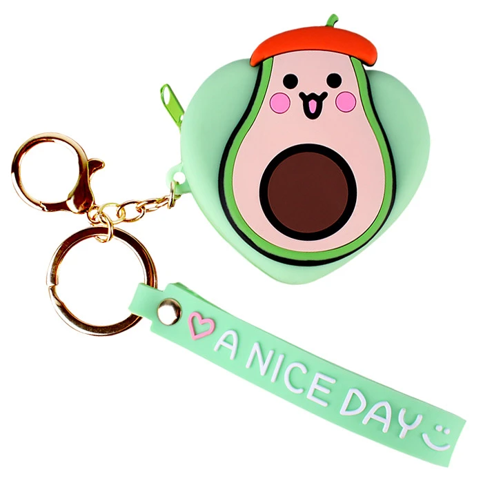 Монетница в виде сердца "Авокадо" Монетница в виде сердца "Авокадо"