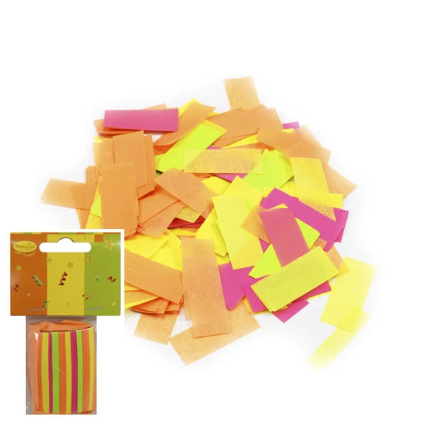 Конфетти Прямоугольники ассорти 2*5 см 19,5 гр
