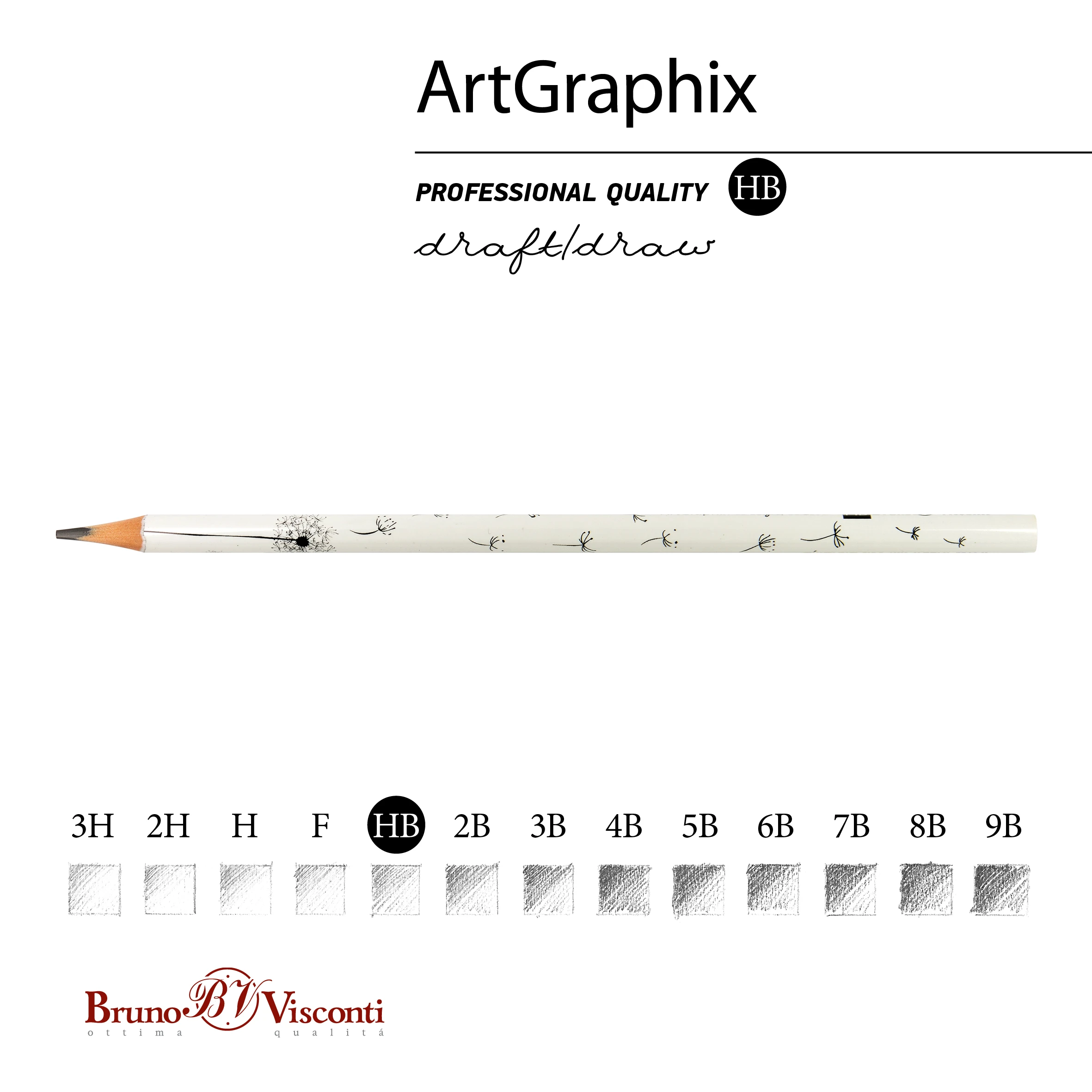 КАРАНДАШ ЧЕРНОГРАФИТОВЫЙ "ArtGraphix. Одуванчики" НВ (пластиковый КАРАНДАШ ЧЕРНОГРАФИТОВЫЙ "ArtGraphix. Одуванчики" НВ (пластиковый