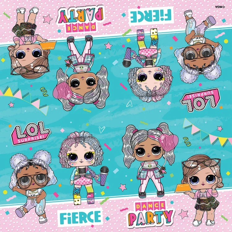 L.O.L. Surprise! Салфетки бумажные трехслойные (Present Surprise) 33*33 см, 20