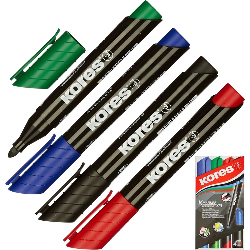 Набор маркеров KORES 1,5-3мм 4шт/уп '20943 штр.  9023800209436