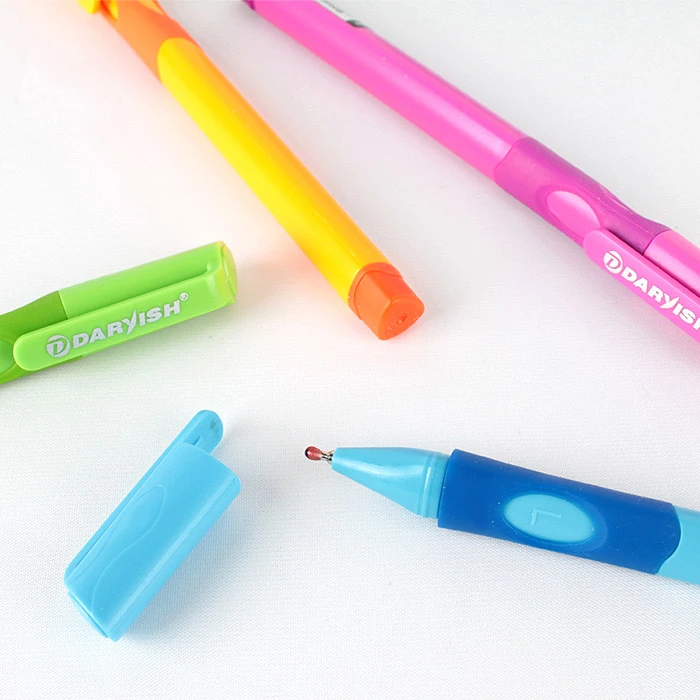 Ручка шариковая синяя для левшей "Darvish" корпус цветной Ручка шариковая синяя для левшей "Darvish" корпус цветной