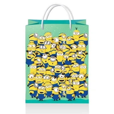 Minions 2. Пакет подарочный малый (зеленый), 180*223*100 мм (рисованные) Minions 2. Пакет подарочный малый (зеленый), 180*223*100 мм (рисованные)
