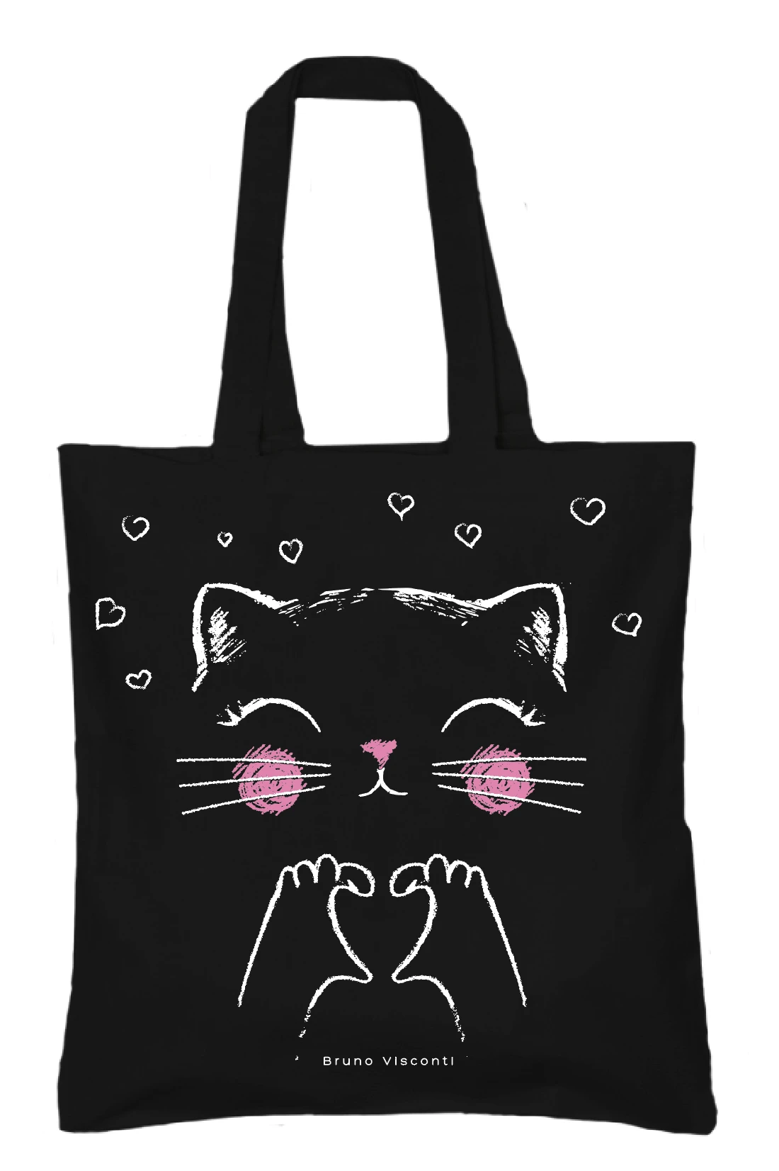 СУМКА-ШОППЕР BLACK "ЭТО ЛЮБОВЬ!" 34х36 см.