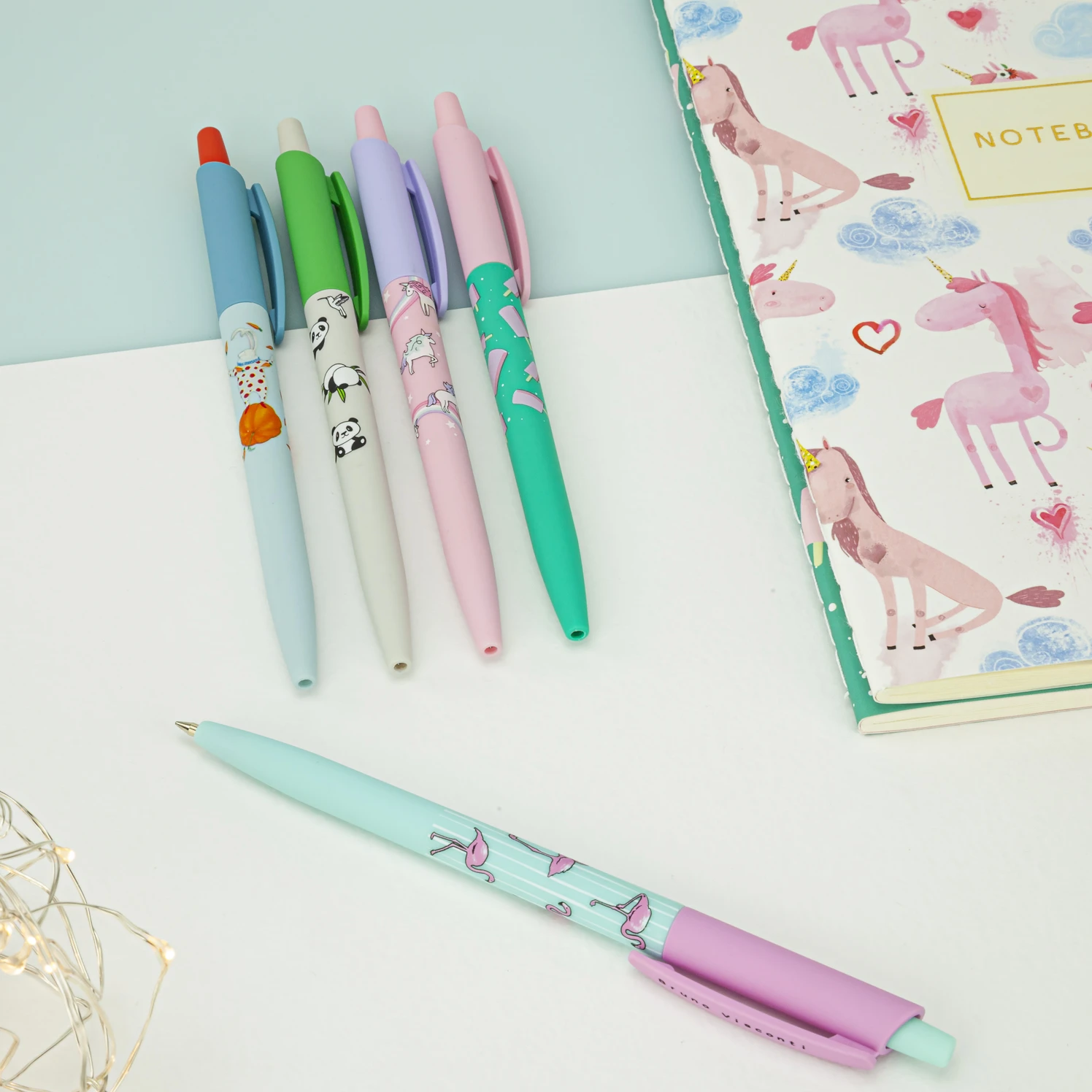 РУЧКА "HappyClick. Зайка-жонглер" ШАРИКОВАЯ, 0.5 ММ, СИНЯЯ