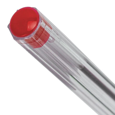 Ручка шариковая STAFF "Basic Budget BP-04", КРАСНАЯ, линия письма 0,5 Ручка шариковая STAFF "Basic Budget BP-04", КРАСНАЯ, линия письма 0,5
