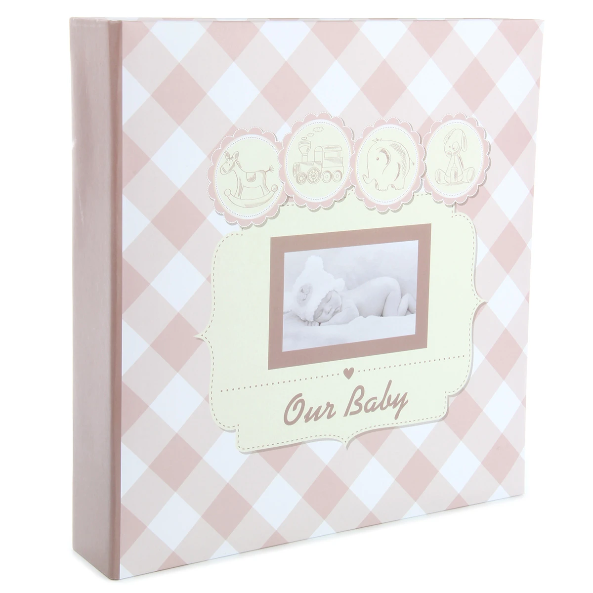 Фотоальбом 500ф 10X15см, ПП карм, переплет 3-кольца