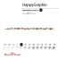 КАРАНДАШ ЧЕРНОГРАФИТОВЫЙ "HappyGraphix" ЯРКИЕ СОВЫ НВ