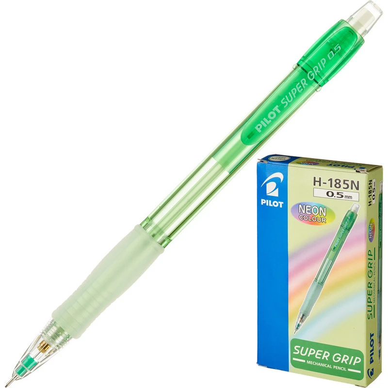 Карандаш механический механический PILOT Neon H-185-N 0,5мм салатовый Япони штр. Карандаш механический механический PILOT Neon H-185-N 0,5мм салатовый Япони штр.