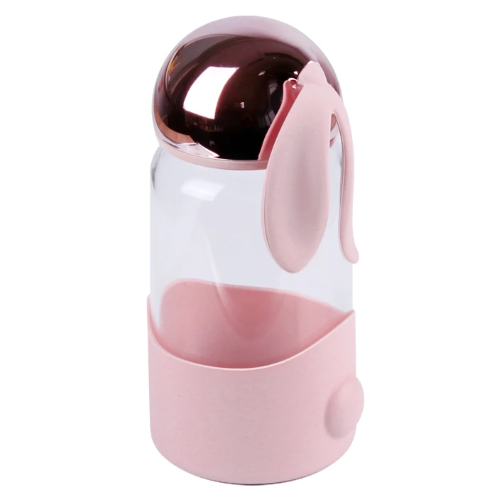 Бутылка для воды 340мл "Зайка" цвет ассорти (4 вида) Бутылка для воды 340мл "Зайка" цвет ассорти (4 вида)