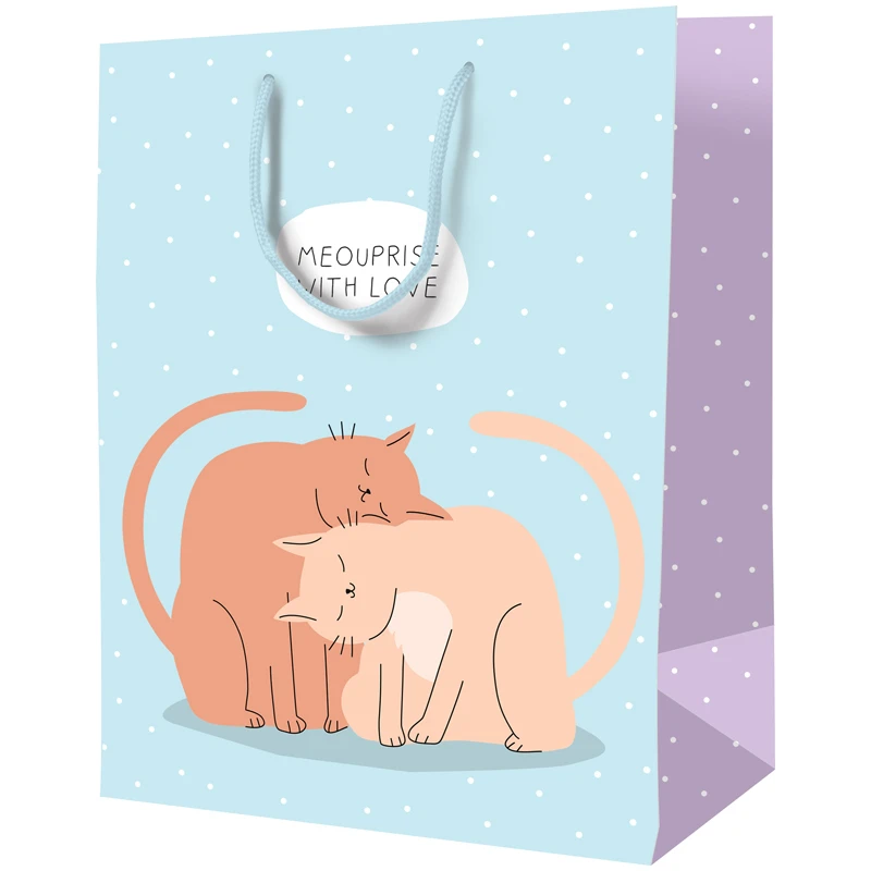 Пакет подарочный 18*23*10см ArtSpace "With love", ламинированный