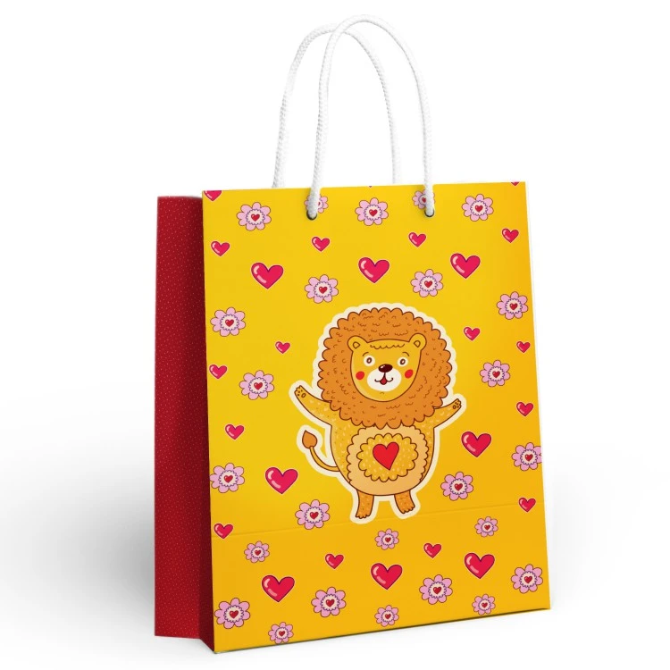 Пакет подарочный большой (Львенок), 335*406*155 мм.