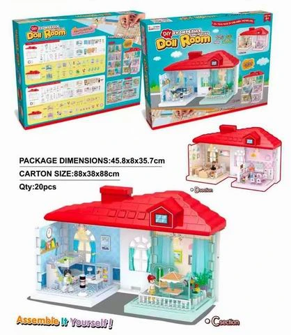 Домик для кукол, 45.8Х8Х35.7, коробка. Домик для кукол, 45.8Х8Х35.7, коробка.