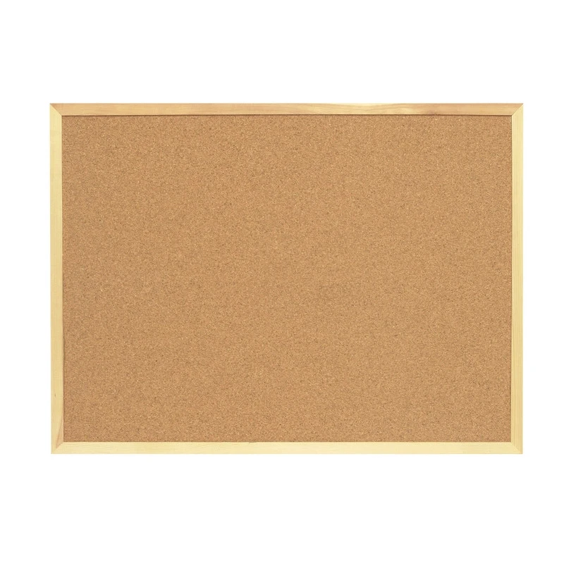 Доска пробковая Attache 100х150 см, деревянная рама