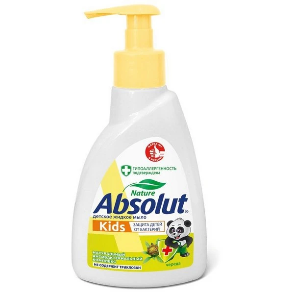 Absolut жидкое мыло 250гр. KIDS Череда (5060)