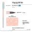 РУЧКА "HappyWrite. Зефирные животные. Лисички" 0.5 ММ, СИНЯЯ