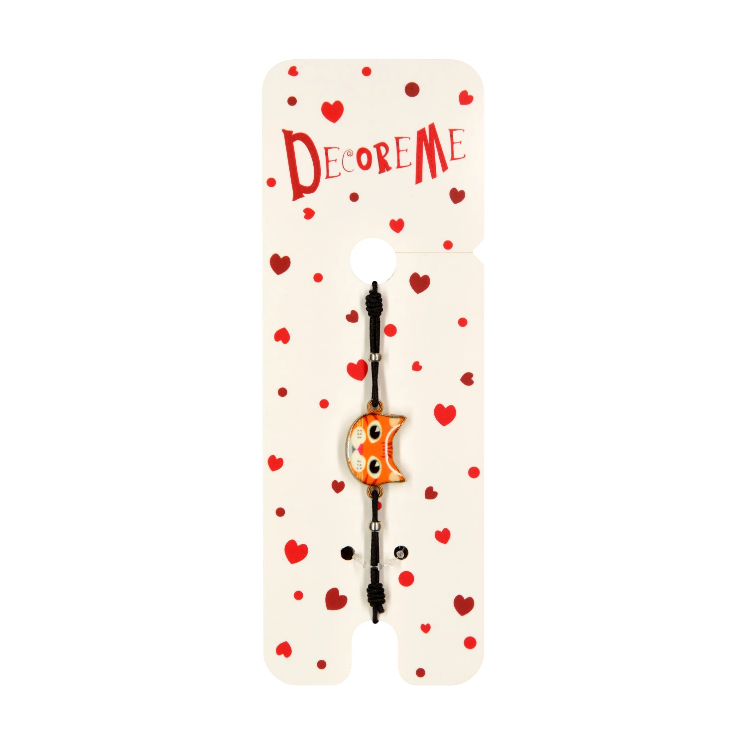 БРАСЛЕТ НА РЕЗИНКЕ, "КОТИК" ВИД 1, 6 ЦВЕТОВ БРАСЛЕТ НА РЕЗИНКЕ, "КОТИК" ВИД 1, 6 ЦВЕТОВ