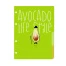 КОМПЛЕКТ РАЗДЕЛИТЕЛЕЙ ДЛЯ ТЕТРАДИ НА КОЛЬЦАХ А5, 4 Л. "AVOCADO STYLE"