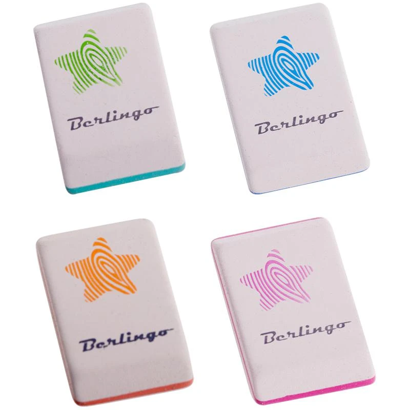 Ластик "Star", прямоугольный, натуральный каучук, 35*22*7мм: Blc_00270