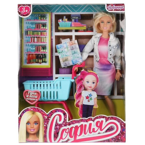 Кукла 29 см София, руки и ноги сгибаются, в магазине, акс, кор КАРАПУЗ