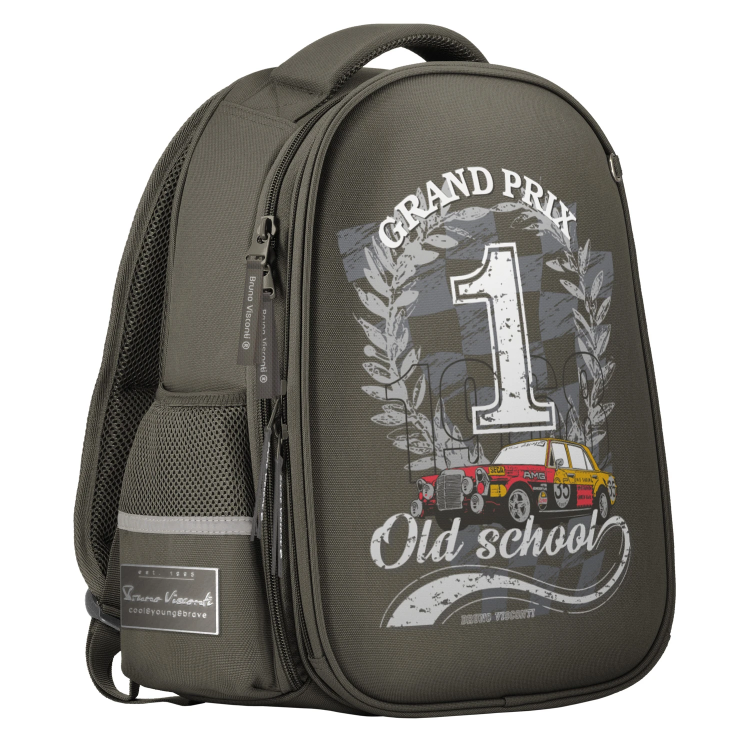 РЮКЗАК- ОБЛЕГЧЕННАЯ КАПСУЛА ТЕМНО-СЕРЫЙ С ЭРГОНОМИЧНОЙ СПИНКОЙ "GRAND