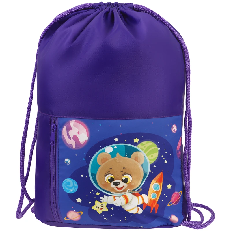 Мешок для обуви 1 отделение Мульти-Пульти "Spaceman", 340*420мм,