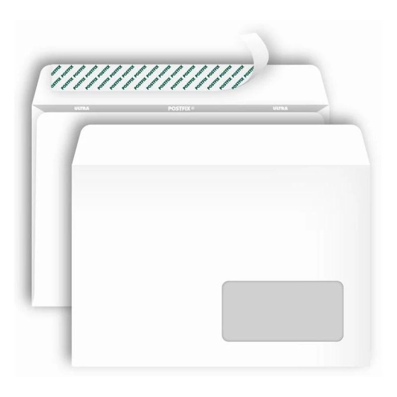 Конверт POSTFIX С5 стрип, пр.окно 162х229, 80г/м2, 1000шт/уп штр. 4607160050102 Конверт POSTFIX С5 стрип, пр.окно 162х229, 80г/м2, 1000шт/уп штр. 4607160050102