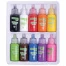 Краски витражные BRAUBERG, 10 ярких цветов, 10 туб по 20 мл, книга шаблонов,